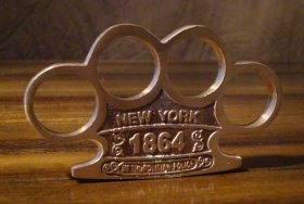 1864 New York Copper Knuckles- 100% Solid - Exclusive! 1864 New York Copper Knuckles- 100% Solid - Exclusive!