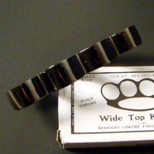 Wide Top Knuckles - LARGE - "Midnight Chrome" Wide Top Knuckles - LARGE - "Midnight Chrome"