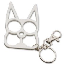 Kat - Self Defense Key Chain - White Kat - Self Defense Key Chain - White