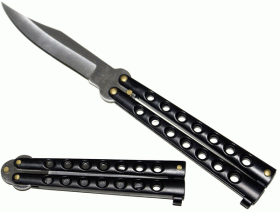 BKC Butterfly Knife - Black BKC Butterfly Knife - Black