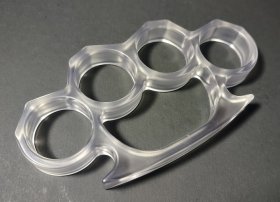 Stealth Knuckles™ - Transparent - 100% Non-Metal - Ice Clear Stealth Knuckles™ - Transparent - 100% Non-Metal - Ice Clear