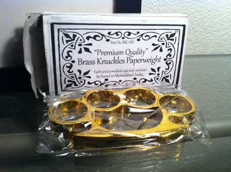 100% Pure Brass Knuckles