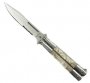 White Pearl Butterfly Knife White Pearl Butterfly Knife