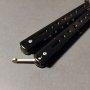 Classic Cut Butterfly Knife - Black