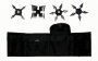 Set of 4 Throwing Stars w/ Pouch Set of 4 Throwing Stars w/ Pouch