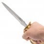 1918 WWI Trench Knife - NEW - Solid Brass Version
