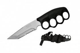 Sentry Knuckles Knife by Wartech - Silver Blade
