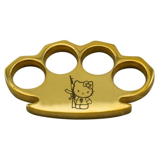 Custom Engraving on Brass Knuckles