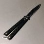 Classic Cut Butterfly Knife - Black