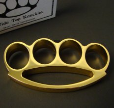 Ghost - Solid Brass Knuckles Duster For Self Defense Window