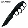Stealth Knuckles Knife by Wartech - Silver Blade