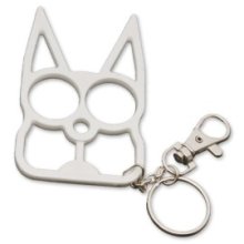 Kat - Self Defense Key Chain - White