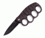 Modern Folding Knuckles Knife - Black Modern Folding Knuckles Knife - Black