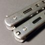 Classic Cut Butterfly Knife - Silver