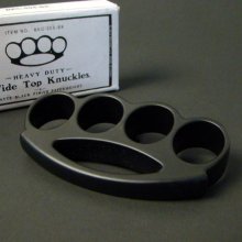 Wide Top Knuckles - Flat Black - SMALL