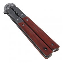 Tanto Rosewood Butterfly Knife - New Style