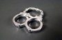 2 Finger Handcuff Knuckles - Silver 2 Finger Handcuff Knuckles - Silver