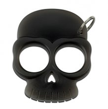 Skull Punch Key Chain - Black