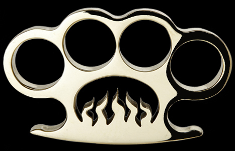 Inferno custom made brass knuckles