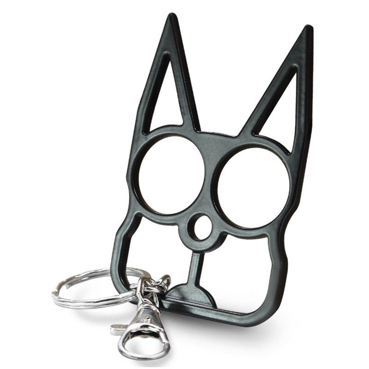 Kat - Self Defense Key Chain - Black - $8.99 : Brass Knuckles