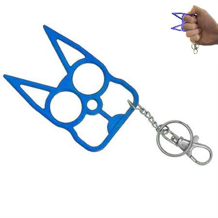 Kat - Self Defense Key Chain - Blue - Click Image to Close