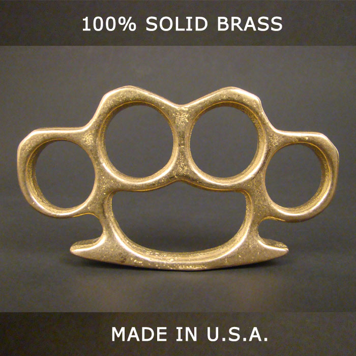 Patriot™ Brass Knuckles Made In USA 100 PURE BRASS 59.95