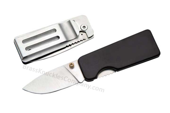 EDC Money Clip w/ Hidden Knife - Click Image to Close